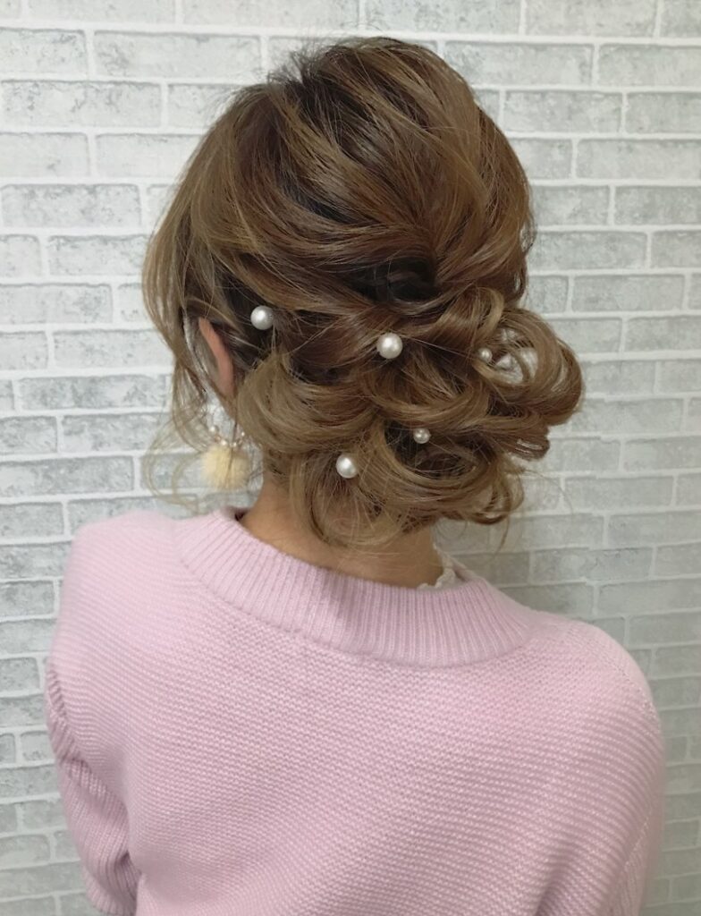 ゆるふわシニヨン