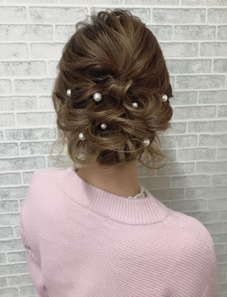 ゆるふわシニヨン