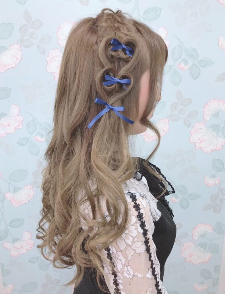ハートリボンヘア